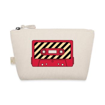 Cassette Retro Mixtape – Music Cult Motif - Organic Pouch - nature - Front