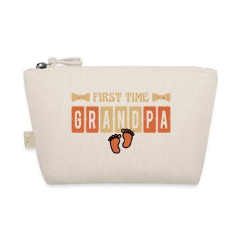 Grandpa-to-be grandpa for the first time - Organic Pouch - nature - Front