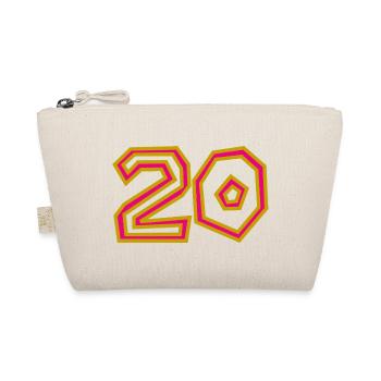 20. 20e ANNIVERSAIRE. ANNIVERSAIRE 20 ANS. 20 ANS. - Trousse biologique - nature - Devant