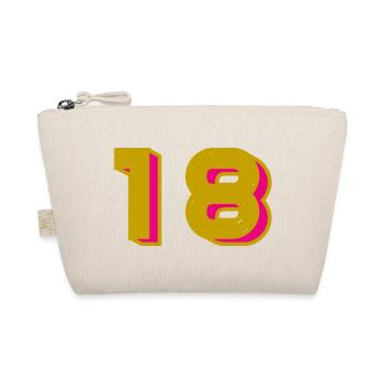 18. 18 ANS. 18e ANNIVERSAIRE. ANNIVERSAIRE 18 ANS. - Trousse biologique - nature - Devant