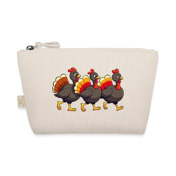 Thanksgiving Truthahn Baby - Bio-Täschchen - Natur - Vorne