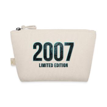 18. Geburtstag 2007 Limited Edition T-Shirt - Bio-Täschchen - Natur - Vorne