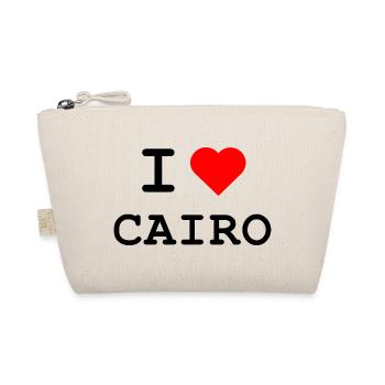 J’adore le design de cœurs du Caire - Trousse biologique - nature - Devant