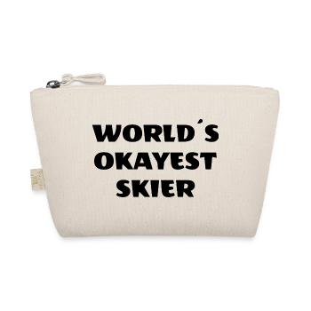 World’s Okayest Skier – Design amusant - Trousse biologique - nature - Devant