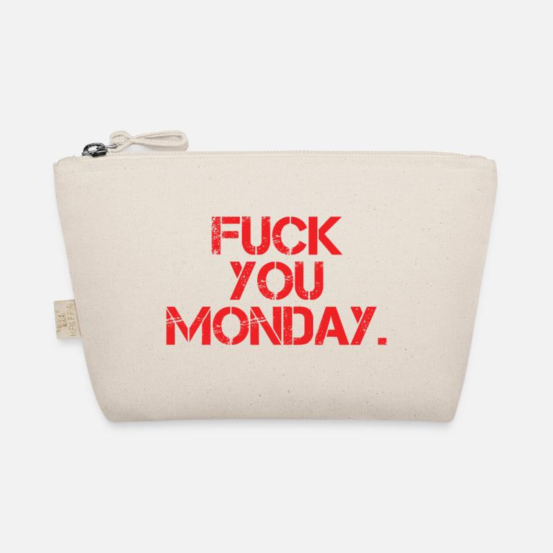 Fick dich Montag Bio-Täschchen
