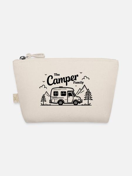 The Camper Family Campingbus Berge Abenteuer - Bio-Täschchen - Natur - Vorne