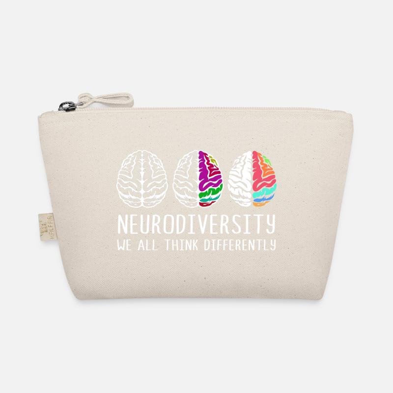 Neurodiversity Autism Brain ADHD Asperger Organic Pouch