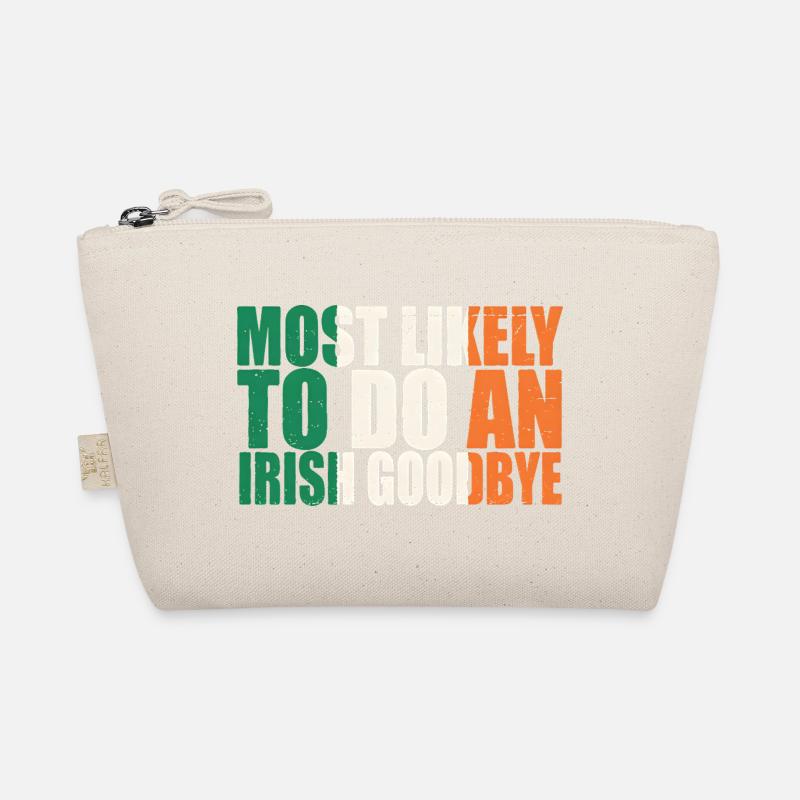 Irish Goodbye Humor Tee Organic Pouch