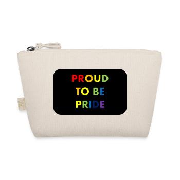 Proud to Be Pride Rainbow - Organic Pouch - nature - Front