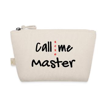 Master 2026 Abschluss Promotion Sponsion - Bio-Täschchen - Natur - Vorne