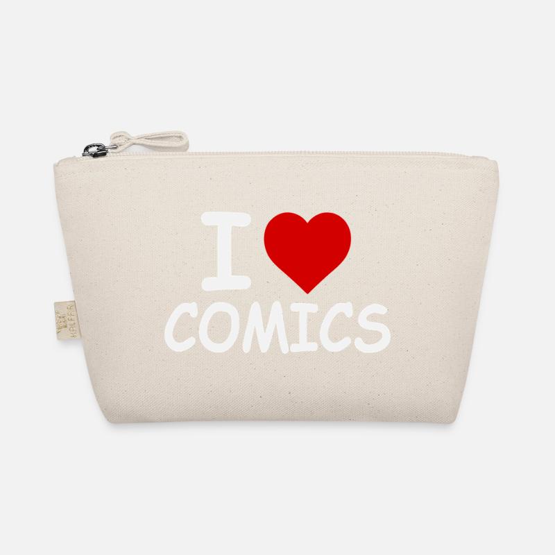 I Love Comics - Retro Bold Bio-Täschchen