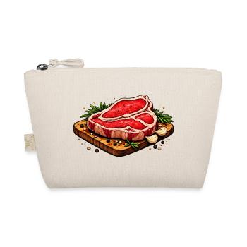 Saftiges Steak Illustration - Bio-Täschchen - Natur - Vorne