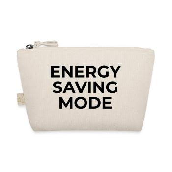 ENERGY SAVING MODE – Minimal Unisex Sweatshirt - Trousse biologique - nature - Devant