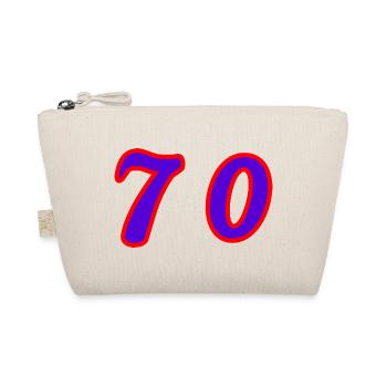 70. 70 ANS. 70e ANNIVERSAIRE. ANNIVERSAIRE 70 ANS. - Trousse biologique - nature - Devant
