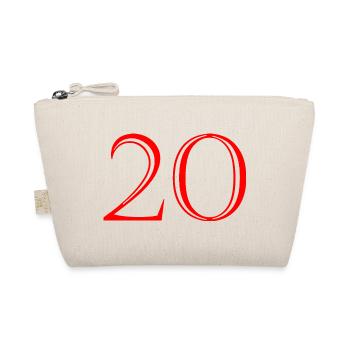 20. 20th ANNIVERSARY. 20 YEARS ANNIVERSARY. 20 YEARS. - Organic Pouch - nature - Front