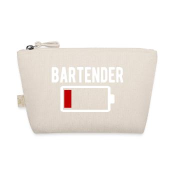 Barman qui charge une batterie faible, drôle - Trousse biologique - nature - Devant