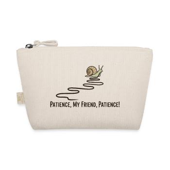 Patience, mon ami Escargot, citation drôle d’animal lent - Trousse biologique - nature - Devant