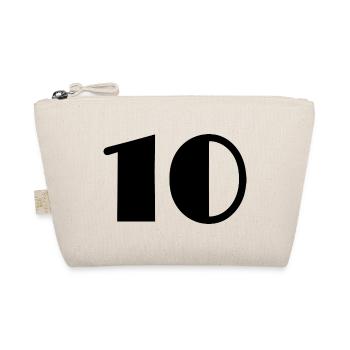 10. 10 YEARS. 10th ANNIVERSARY. 10 YEAR ANNIVERSARY. - Organic Pouch - nature - Front