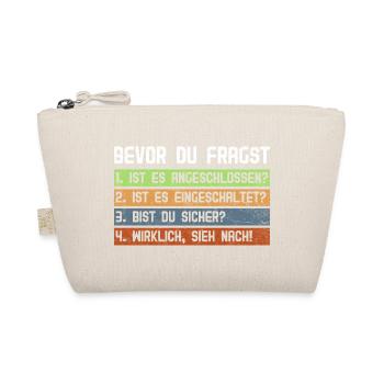 Ordinateur AVANT DE DEMANDER 1.IS ÇA S’EST CONNECTÉ ? - Trousse biologique - nature - Devant