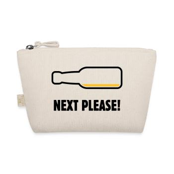 Next Please! (Bier / Bierchen / POS 2C) - Bio-Täschchen - Natur - Vorne