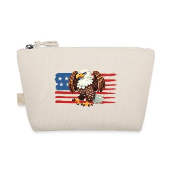 Aigle de la Liberté sur le drapeau américain - Trousse biologique - nature - Devant