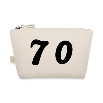 70. 70 ANS. 70e ANNIVERSAIRE. ANNIVERSAIRE 70 ANS. - Trousse biologique - nature - Devant