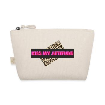 Kiss My Attitude - Organic Pouch - nature - Front