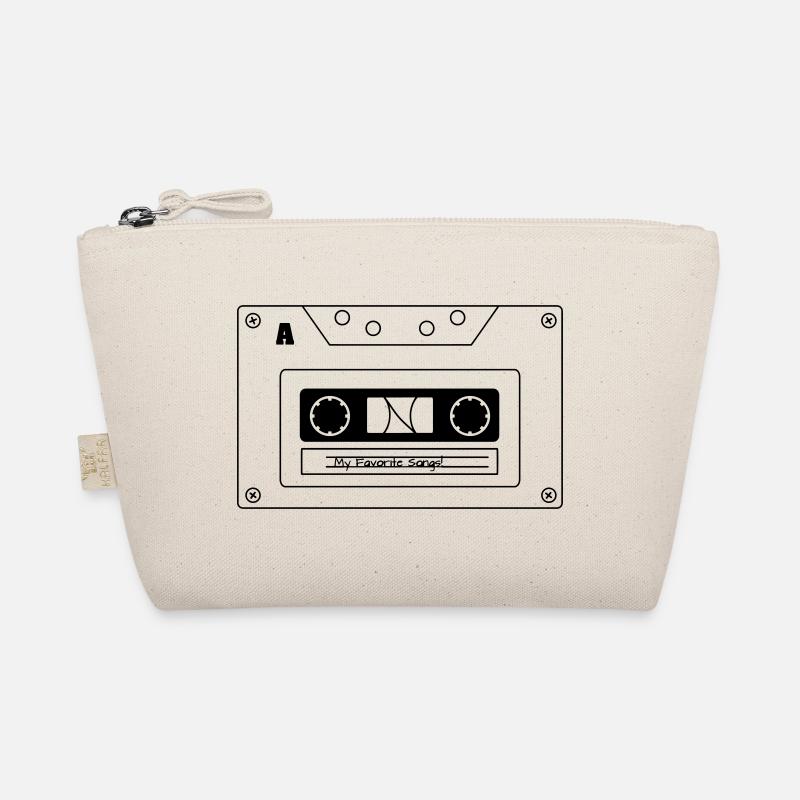 Retro Cassette Vibes – Old School Cool! - Organic Pouch - nature