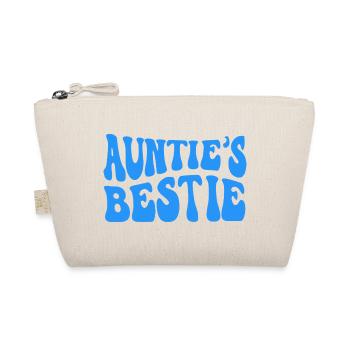 Auntie's Bestie, Nichte, Neffe Geschenkidee  - Bio-Täschchen - Natur - Vorne
