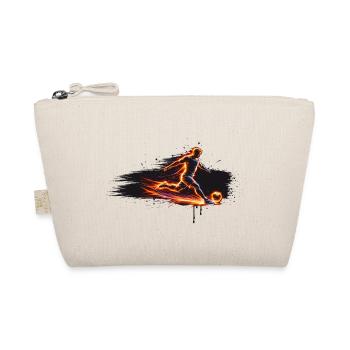 Soccer Player Energy Sport Design - Organic Pouch - nature - Front
