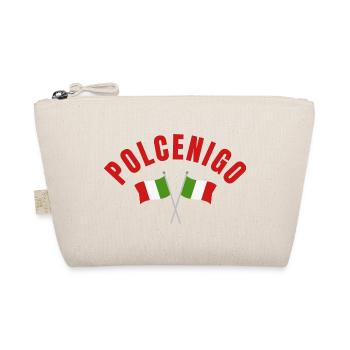 Polcenigo Italian Flags Emblem - Organic Pouch - nature - Front