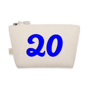 20. 20. JAHRESTAG. 20-JÄHRIGES JUBILÄUM. 20 JAHRE. - Bio-Täschchen - Natur - Vorne