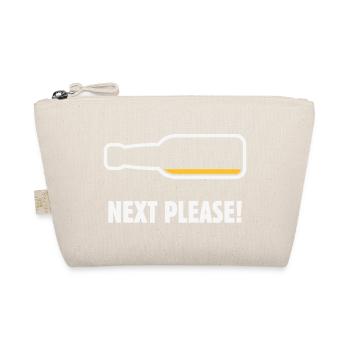 Next Please! (Bier / Bierchen / NEG 2C) - Bio-Täschchen - Natur - Vorne