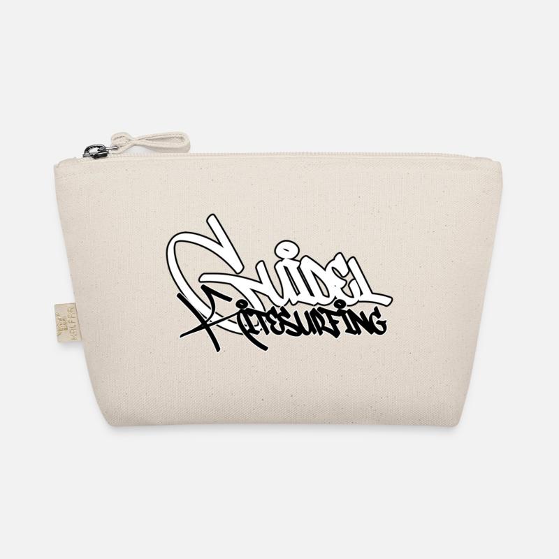 Surf Graffiti Contrasting Typo Organic Pouch