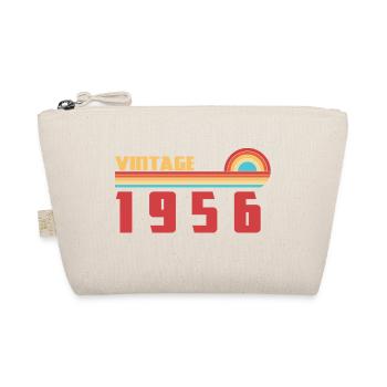Tee 70 Ans Old School Né(e) 1956 - Trousse biologique - nature - Devant