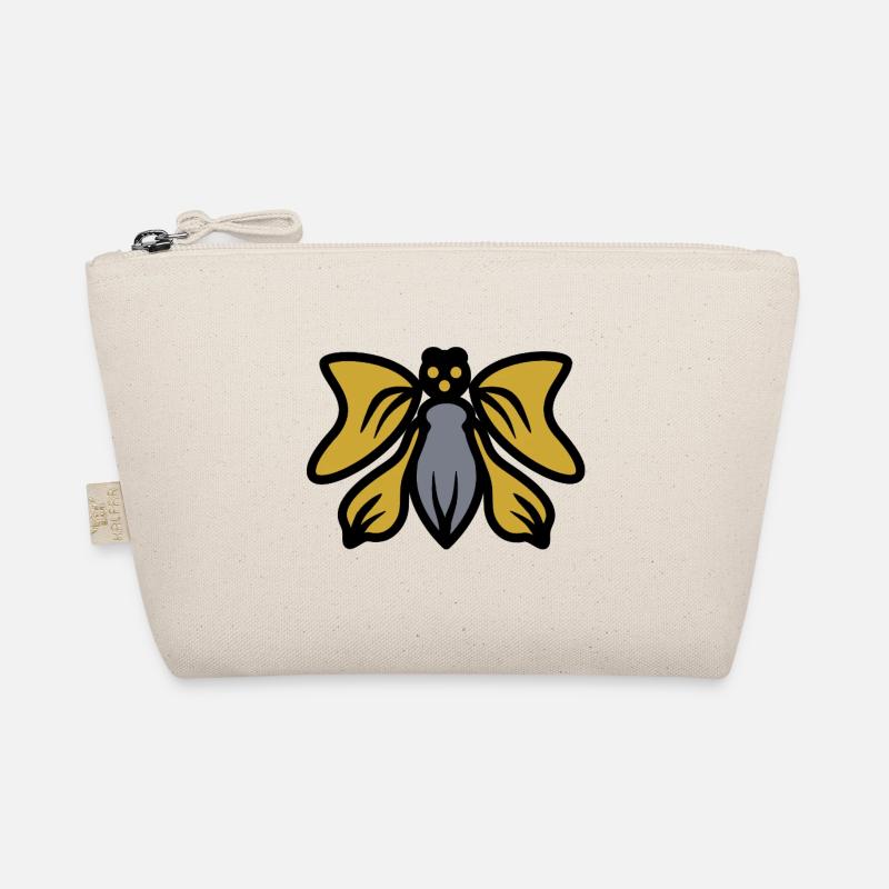 Silhouette des ailes dorées Trousse biologique