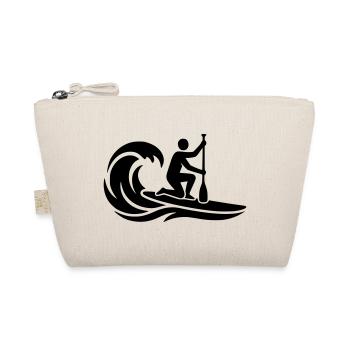 SUP Board Stand Up Paddling Welle Surfen - Bio-Täschchen - Natur - Vorne