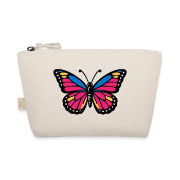  Schmetterling mit bunten Flügel - Bio-Täschchen - Natur - Vorne