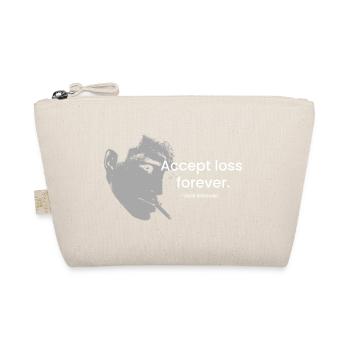 Portrait de la citation de Kerouac Loss Forever - Trousse biologique - nature - Devant