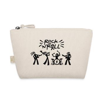 Rock and Roll Band Sketch - Organic Pouch - nature - Front