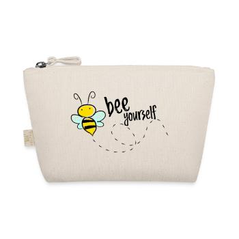 Bee Yourself Bee Saying T-Shirt - Organic Pouch - nature - Front