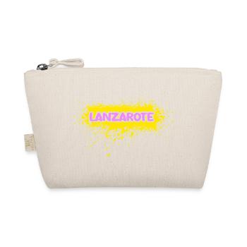 Geschenk für Lanzarote - Bio-Täschchen - Natur - Vorne