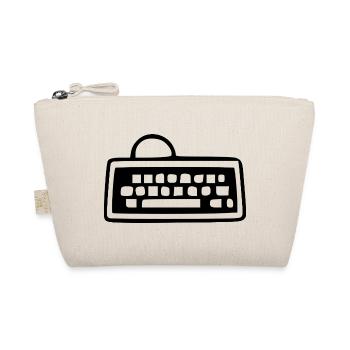 Retro Computer Screen White Vintage 80s 90s J - Organic Pouch - nature - Front