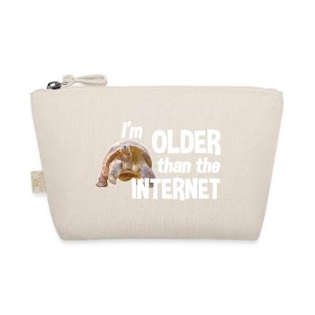 I’m older than the Internet - Schildkröte - Bio-Täschchen - Natur - Vorne
