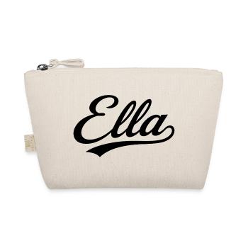 Ella Name Gift First Last Familie - Bio-Täschchen - Natur - Vorne
