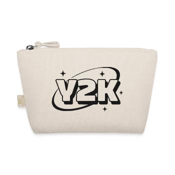 Y2K Nostalgie Neon Sparkle - Bio-Täschchen - Natur - Vorne