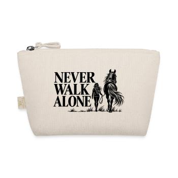 Never Walk Alone Pferd - Bio-Täschchen - Natur - Vorne