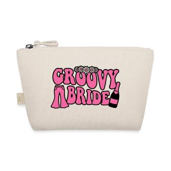 Groovy Bride Schriftzug - Bio-Täschchen - Natur - Vorne