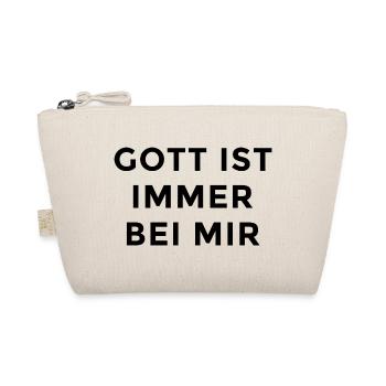 Gott ist immer bei mir - Bio-Täschchen - Natur - Vorne