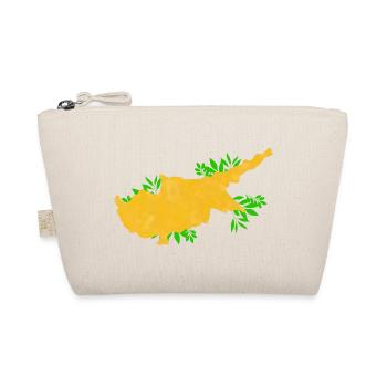 Zypern Flagge - Cyprus Travel- Flaggen Karte  - Bio-Täschchen - Natur - Vorne
